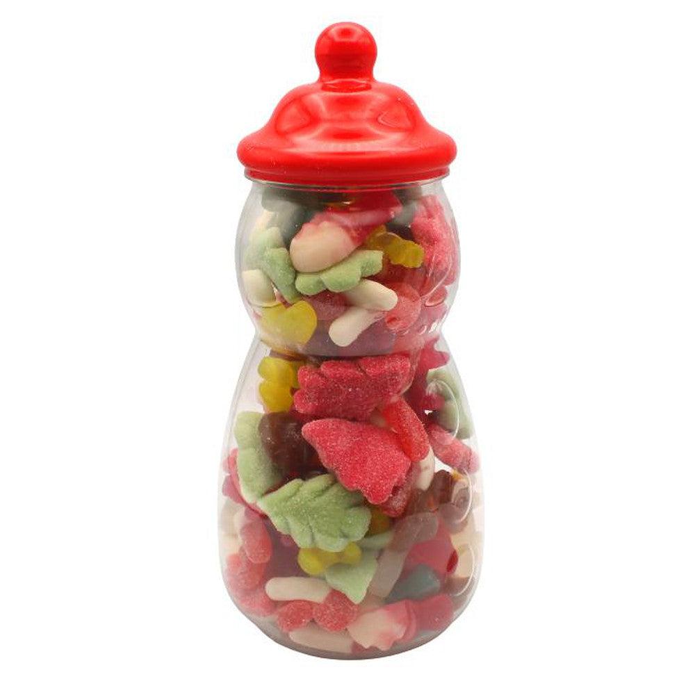 700g Christmas Snowman Sweet Jar Giant Bradleys Online Sweet Shop