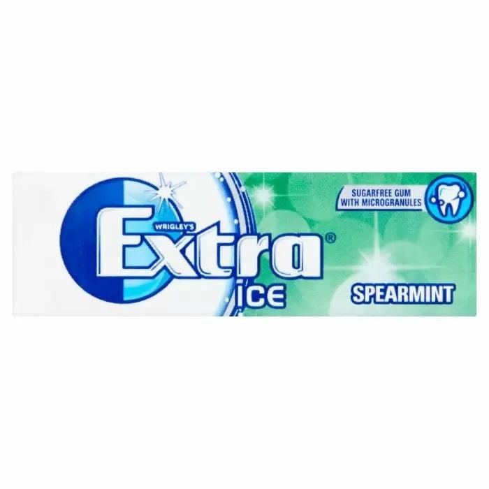 Wrigley's Extra Ice Spearmint Chewing Gum 10 Pieces x 30