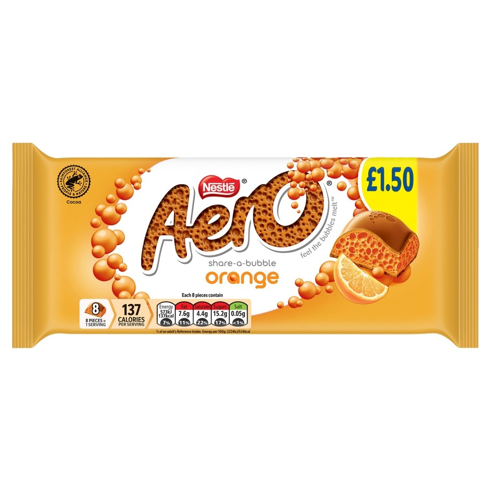 Aero Orange Chocolate Sharing Bar 90g