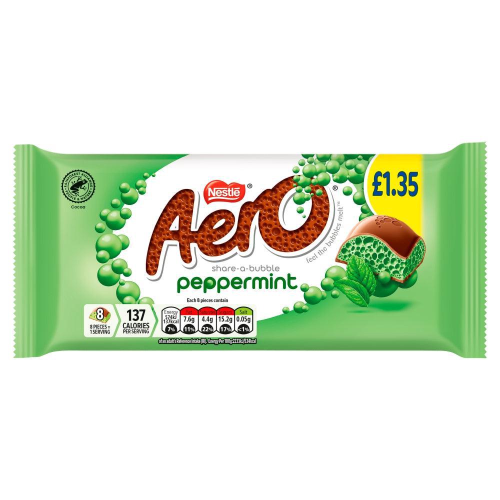 Aero Peppermint Mint Chocolate Sharing Bar 90g