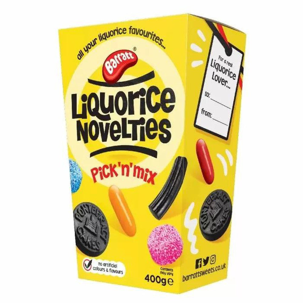 Barratt Liquorice Novelties Pick N Mix Box 400g