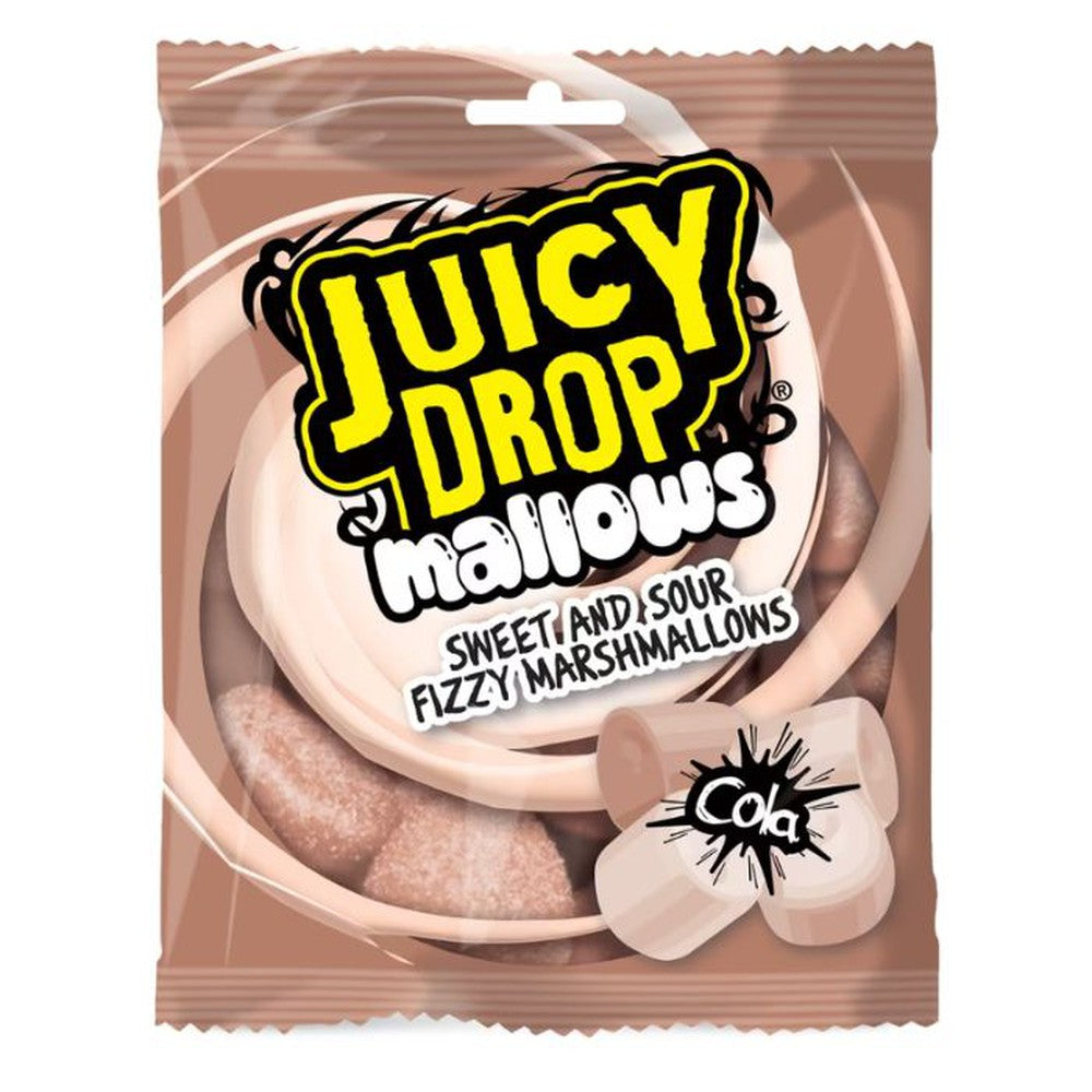 Bazooka Juicy Drop Mallows Cola Bag 100g