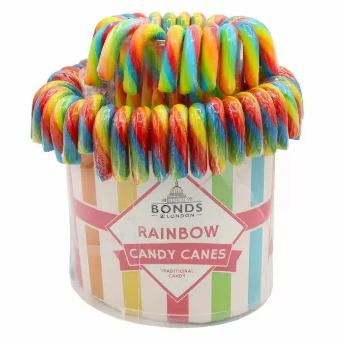 Bonds Rainbow Candy Cane 20g | Giant Bradley's Online Sweet Shop