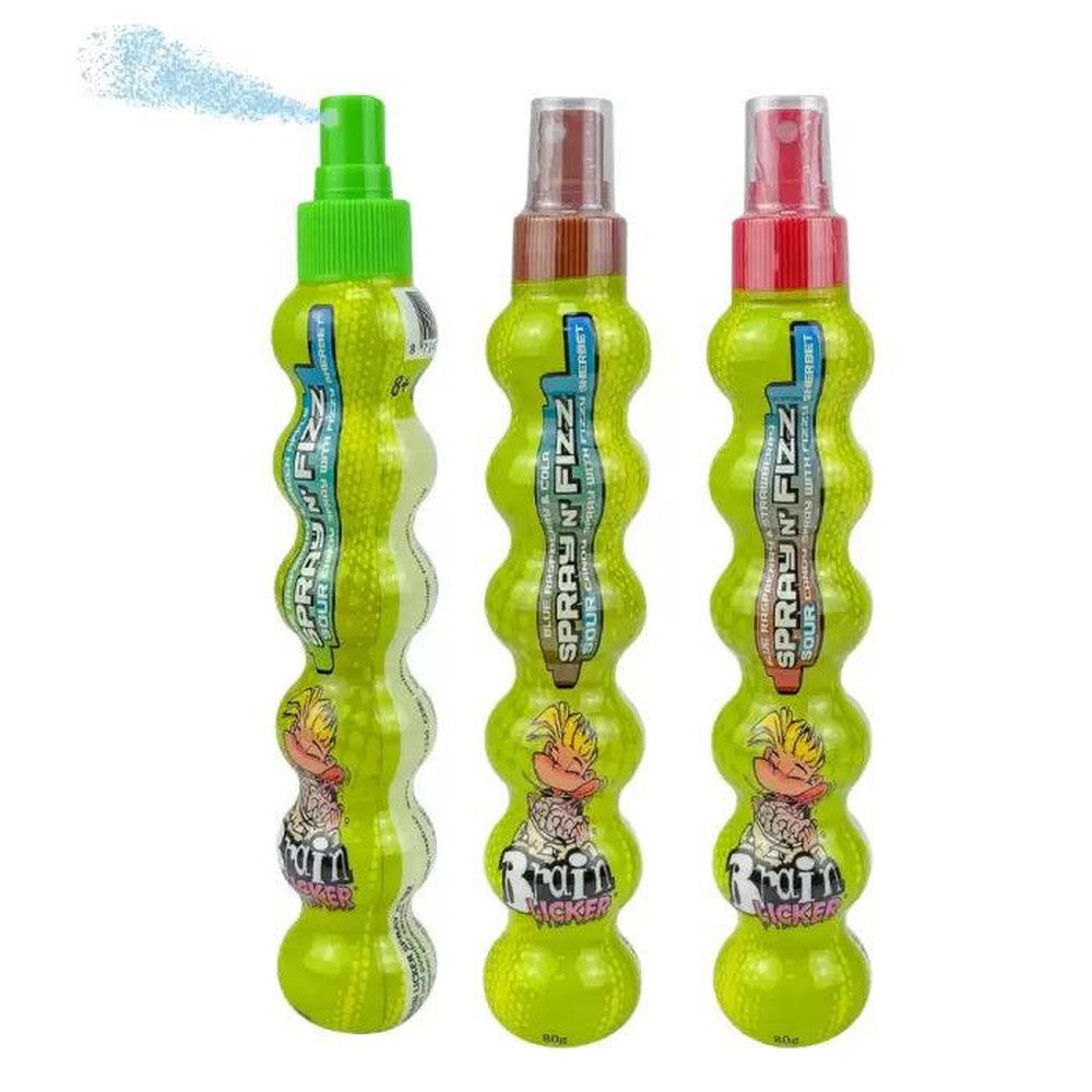 Brain Licker Spray N Fizz Tubes 80g