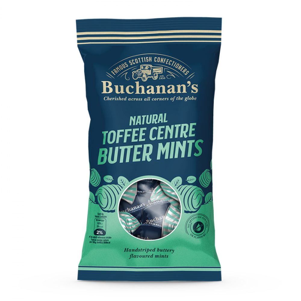 Buchanan's Buttermints Bag 140g | Giant Bradley's Online Sweet Shop