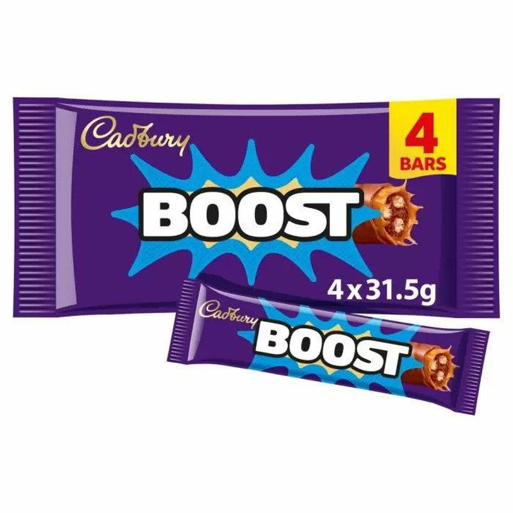 Cadbury Boost Chocolate Bar 4 Pack 126g