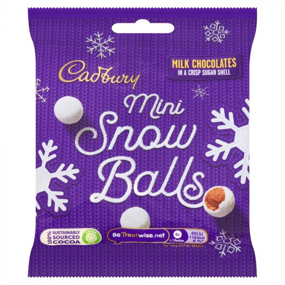 Cadbury Chocolate Mini Snowballs Bag 80g