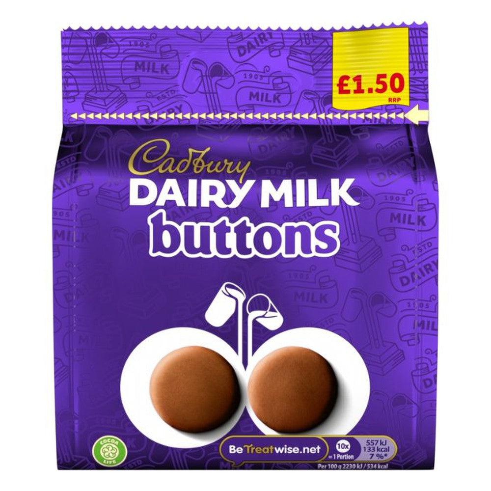 Cadbury Dairy Milk Buttons Chocolate Bag 85g