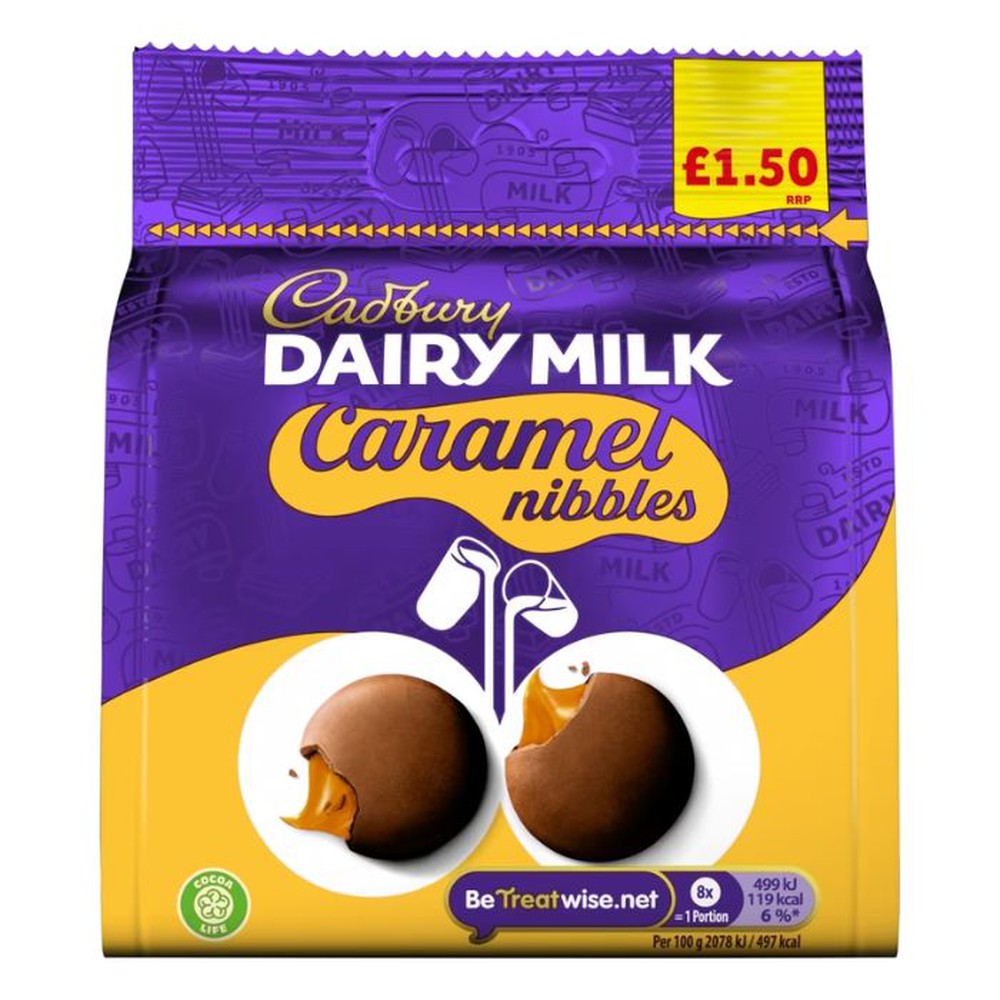 Cadbury Dairy Milk Caramel Nibbles Bag 85g £1.50