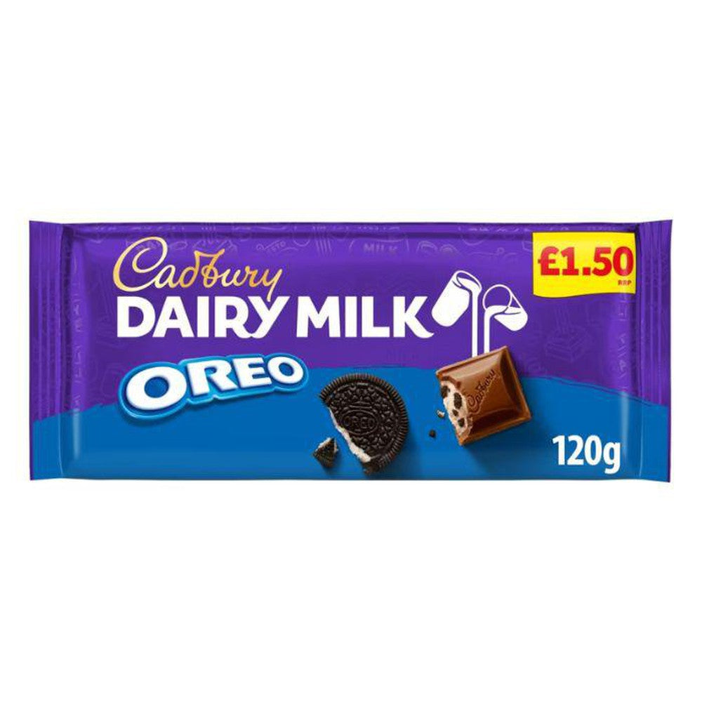 Cadbury Dairy Milk With Oreo Chocolate Bar 120g