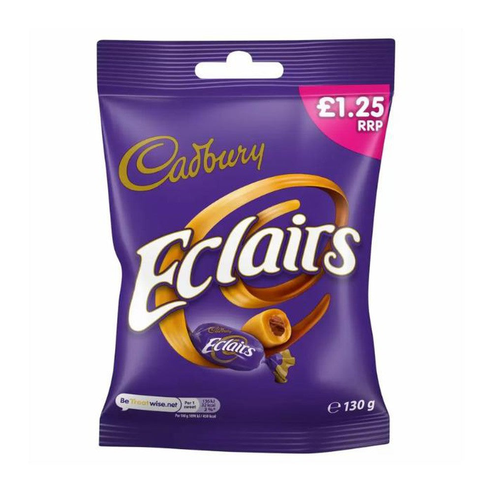 Cadbury Eclairs Classic Chocolate Bag 130g