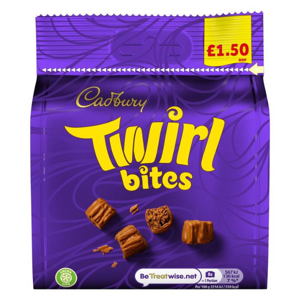 Cadbury Twirl Bites Chocolate Bag 85g