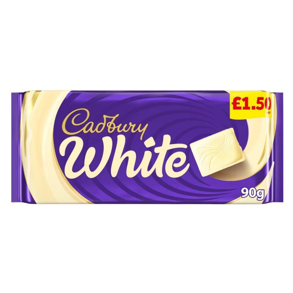 Cadbury White Chocolate Bar 90g