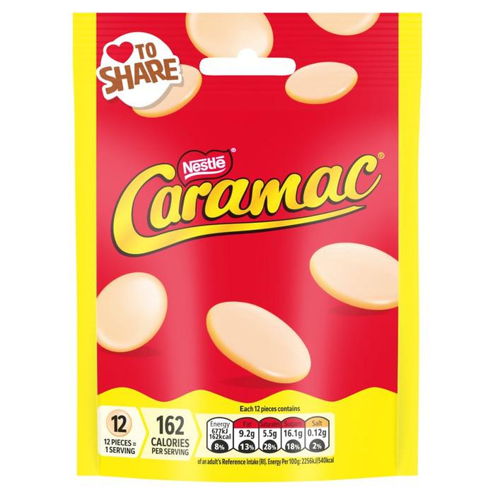 Caramac Giant Buttons Caramel Flavour Share Bag 86g