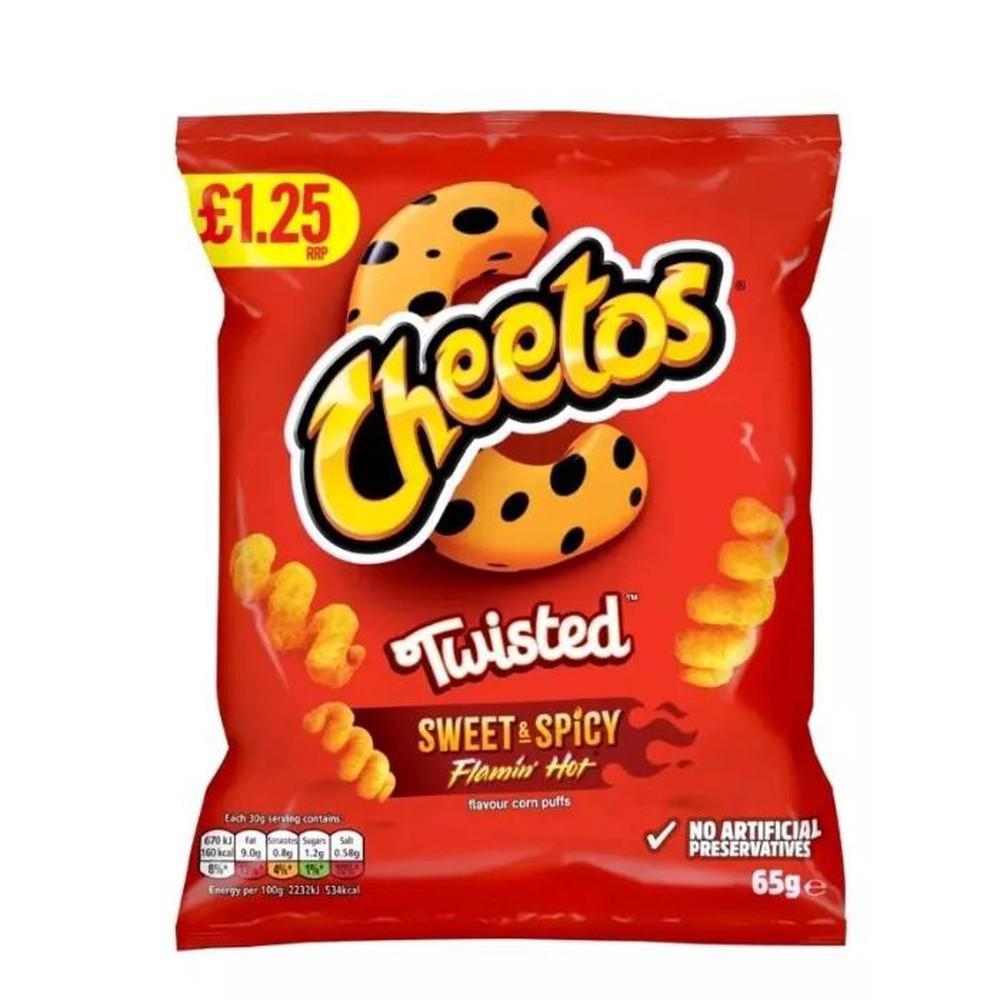 Cheetos Twisted Sweet & Spicy Flamin' Hot 65g