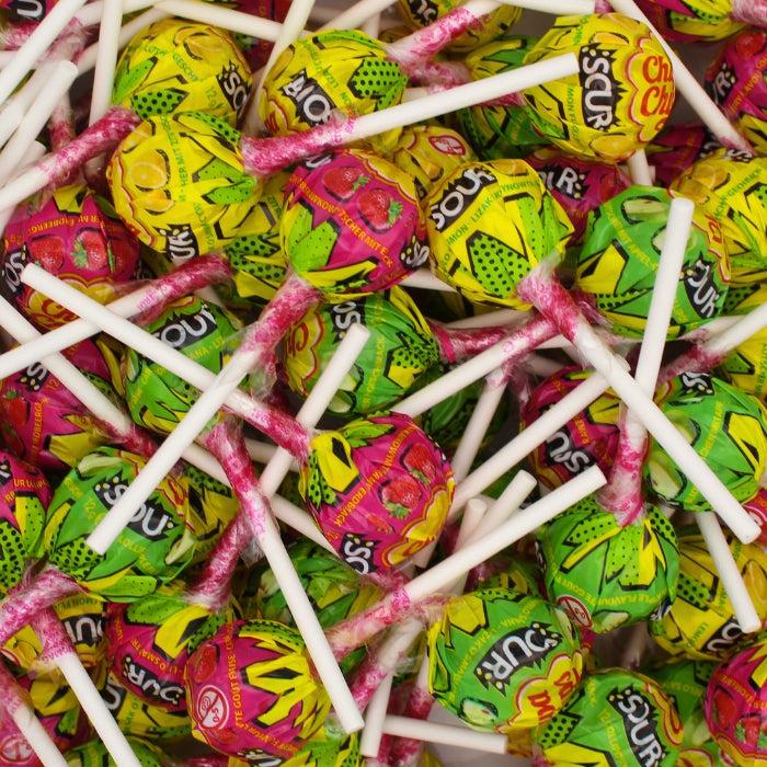 Chupa Chups Assorted Sour Lollipops