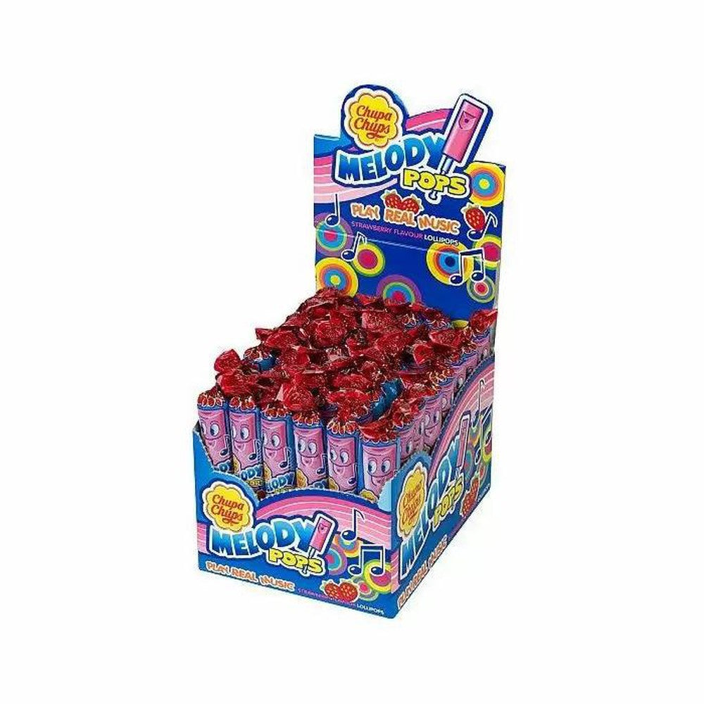 Chupa Chups Melody Pops Strawberry Flavour Lollipops 15g | Giant ...