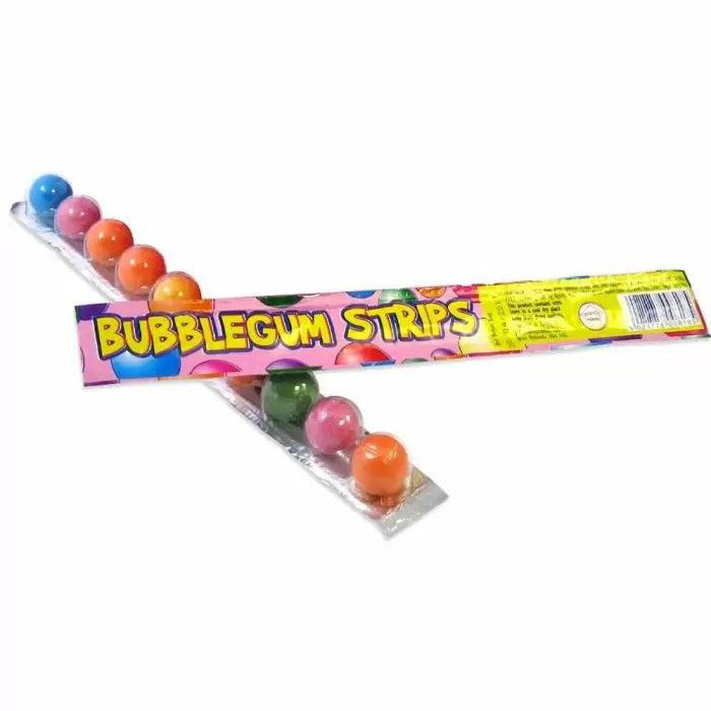 Crazy Candy Factory Bubblegum Strips 30g | Giant Bradley's Online Sweet ...