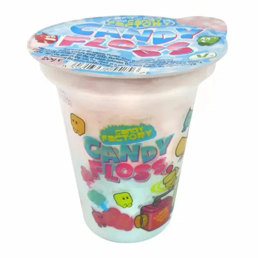 Crazy Candy Factory Candy Floss Cups 20g