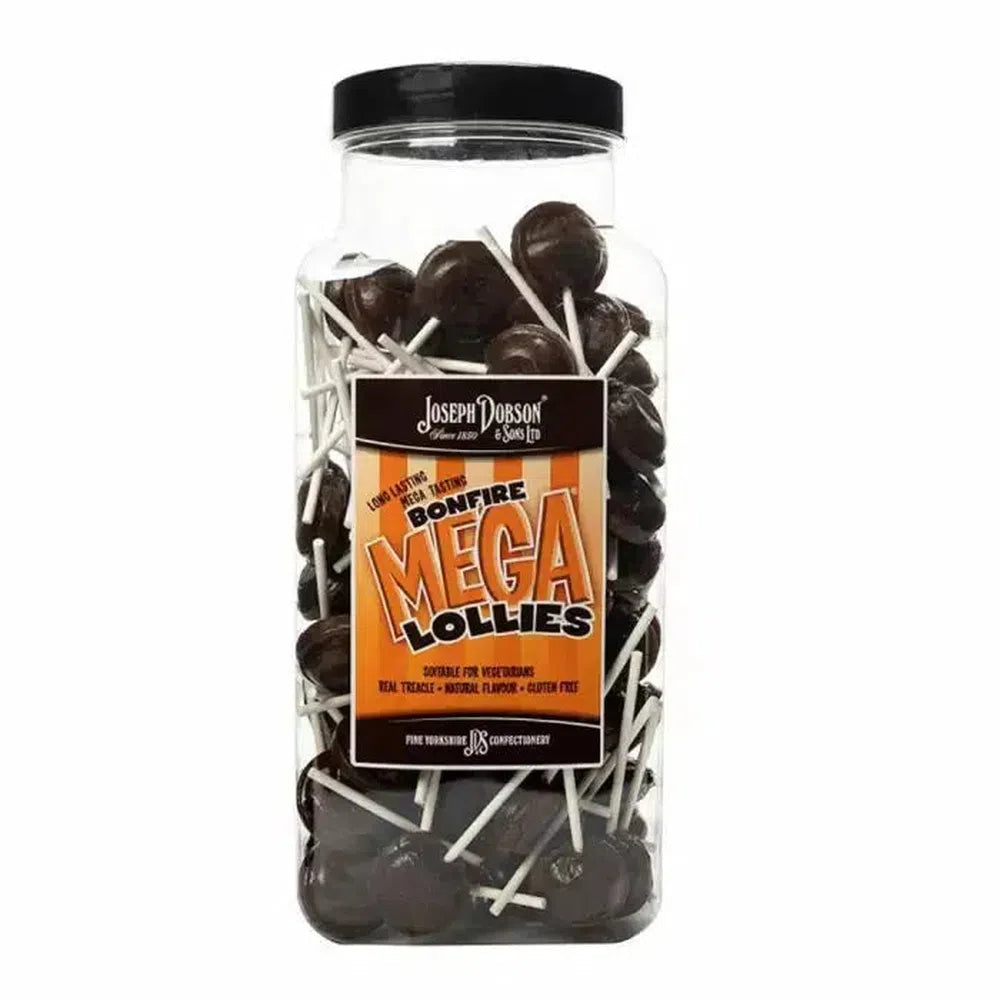 Dobsons Bonfire Mega Lollies Jar 1.9kg