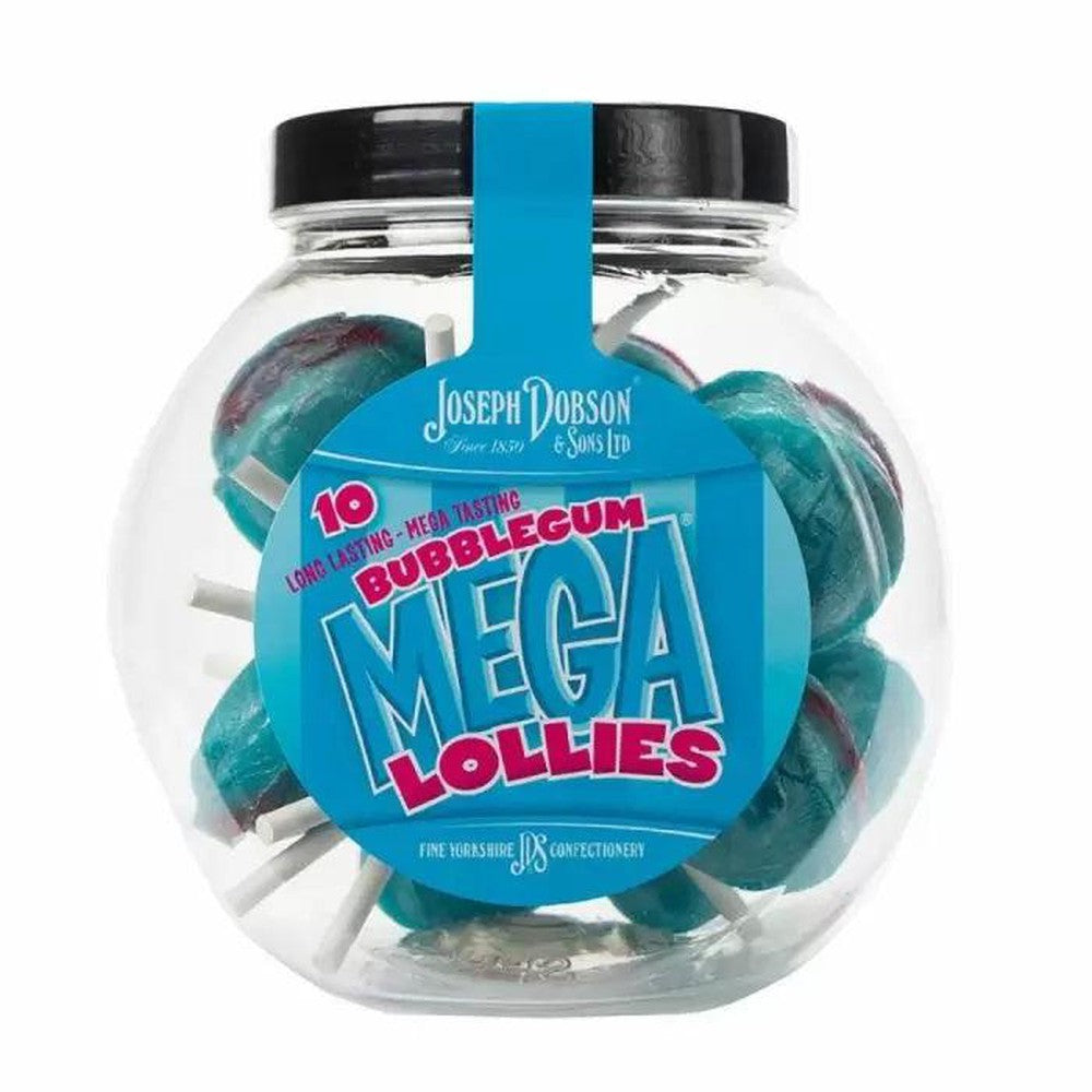 Dobsons Bubblegum Mega Lollies Gift Jar 225g