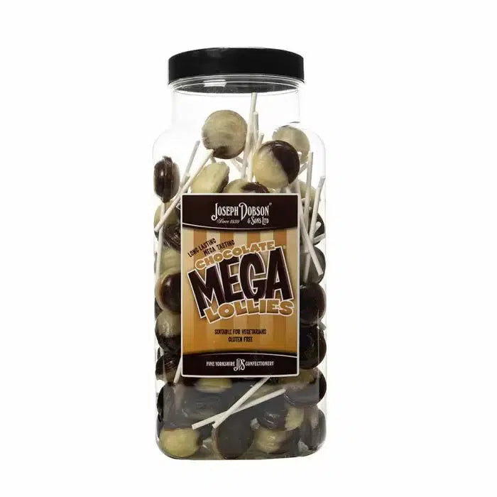 Dobsons Chocolate Mega Lollies Jar 1.9kg