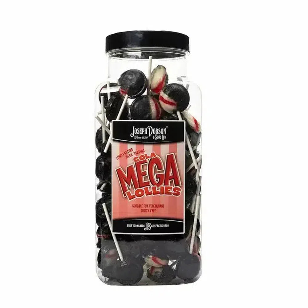 Dobsons Cola Mega Lollies Jar 1.9kg