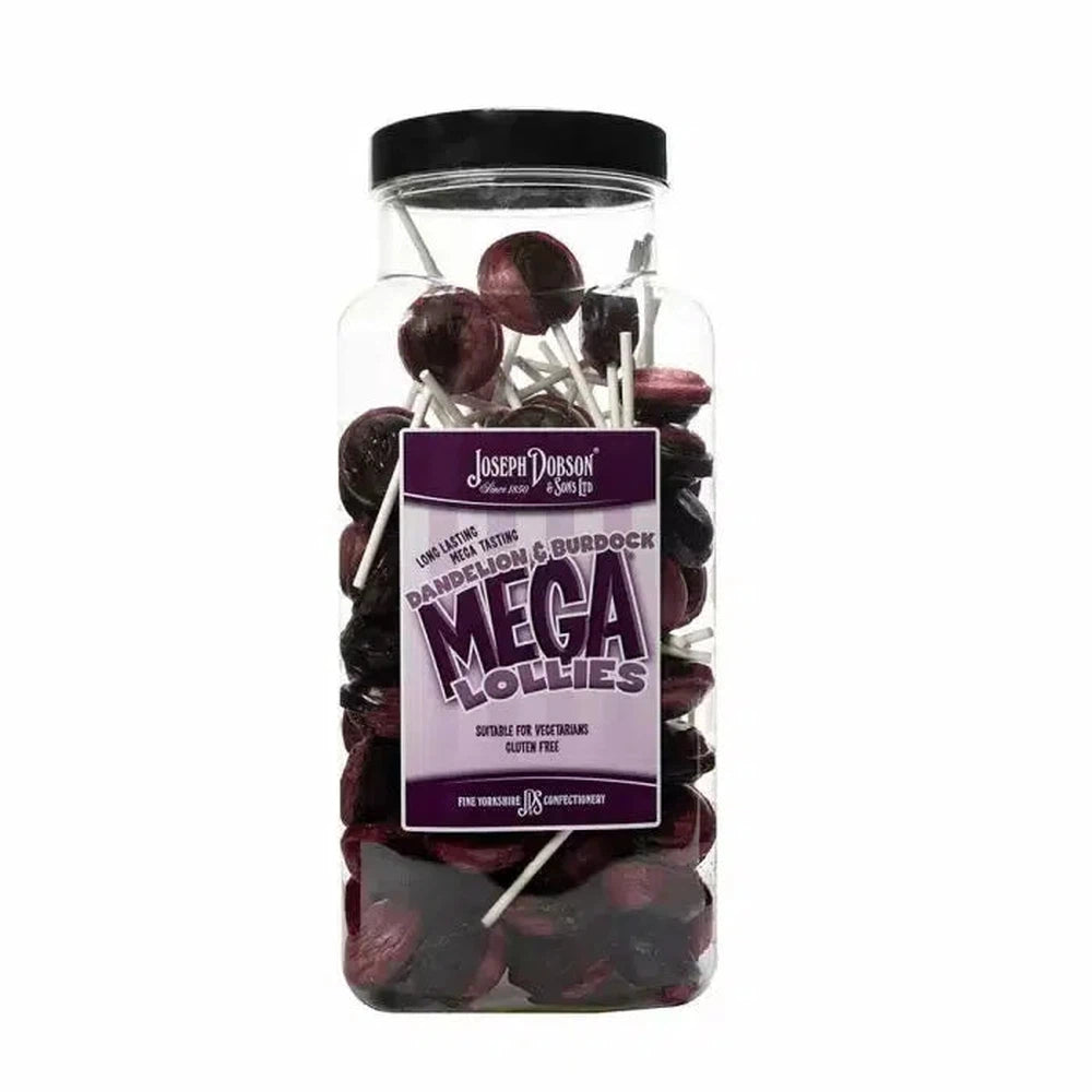 Dobsons Dandelion & Burdock Mega Lollies Jar 1.9kg