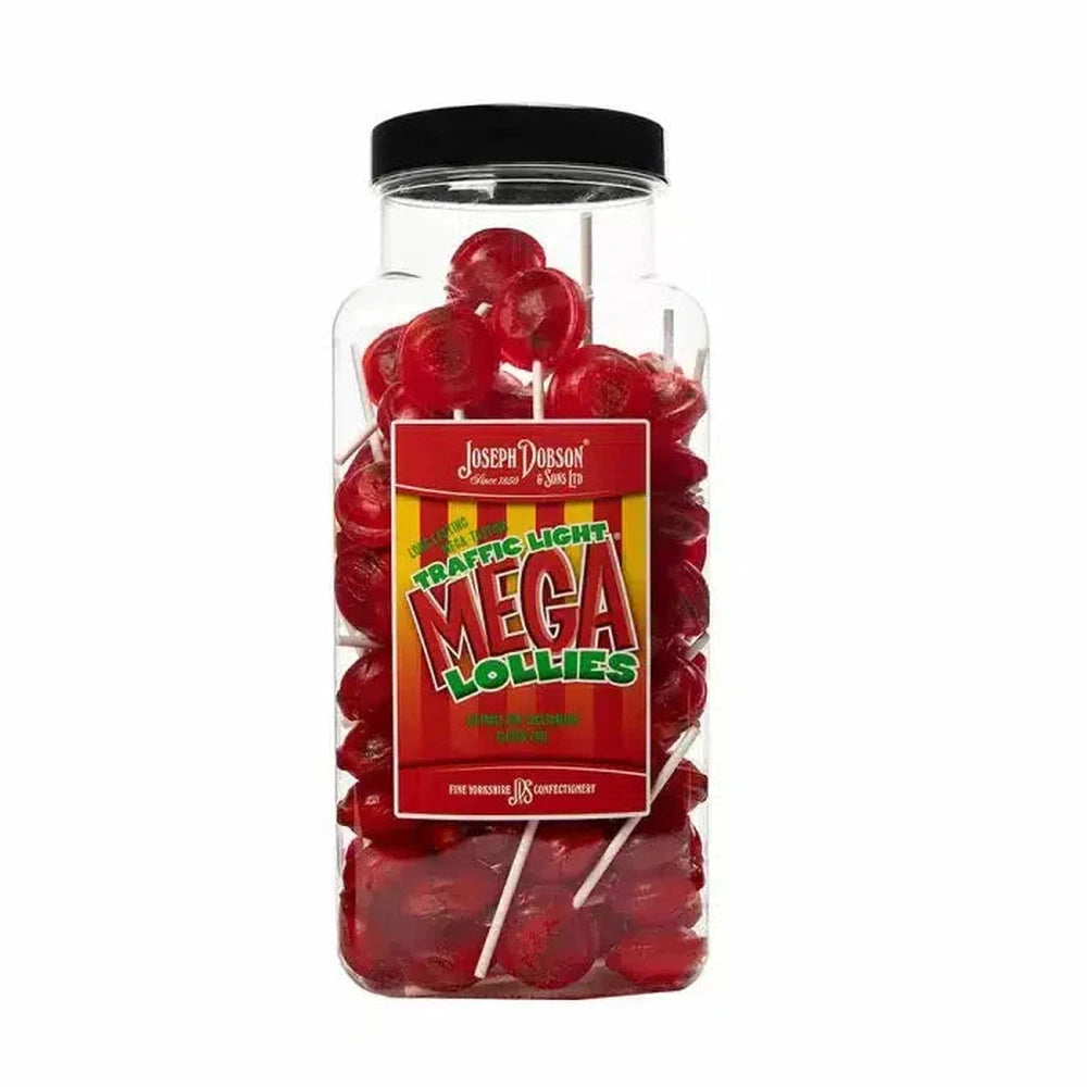 Dobsons Traffic Light Mega Lollies Jar 1.9kg