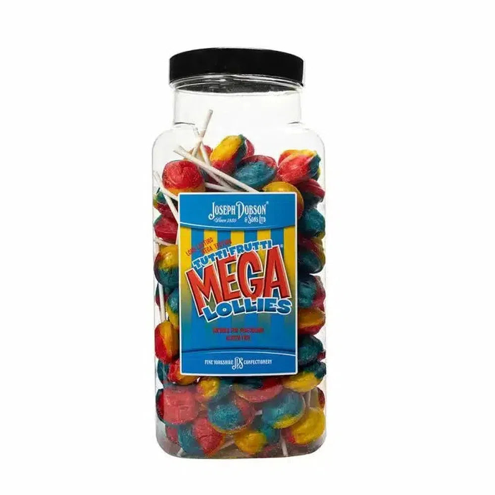 Dobsons Tutti Frutti Mega Lollies Jar 1.9kg