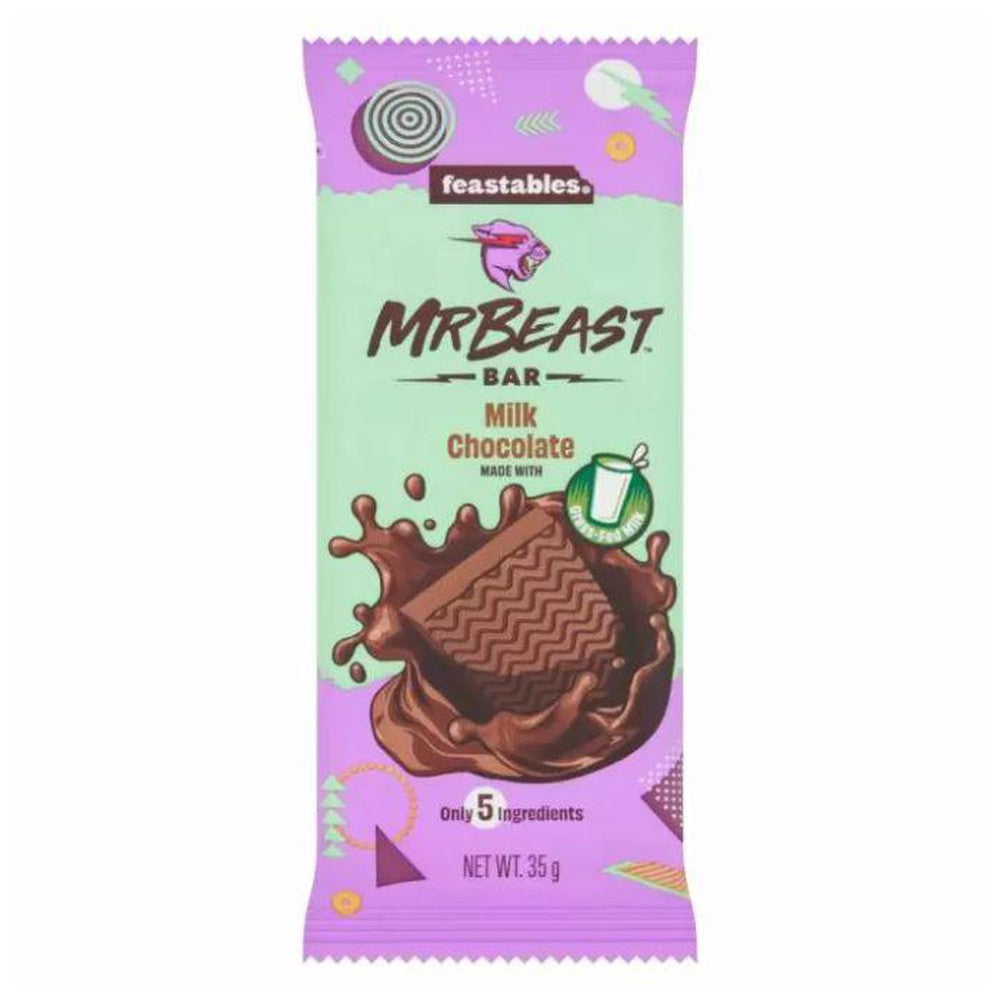 Feastables MrBeast Milk Chocolate Bar 35g