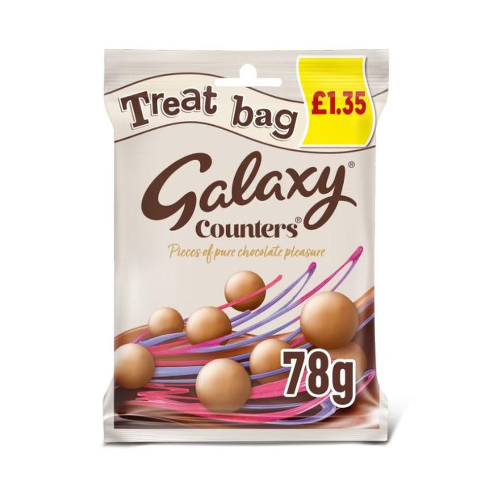 Galaxy Counters Chocolate Treat Bags 78g