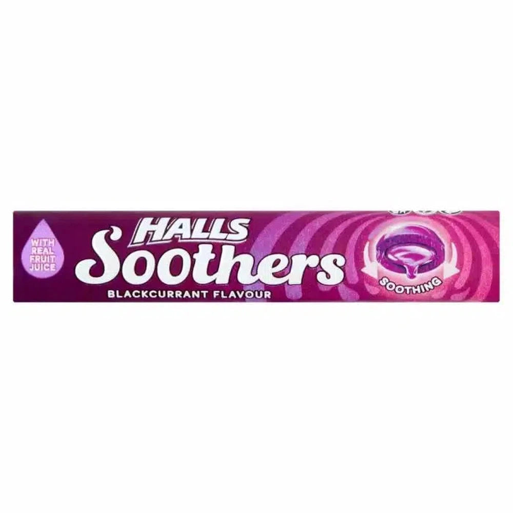 Halls Soothers Blackcurrant Juice Sweets 45g