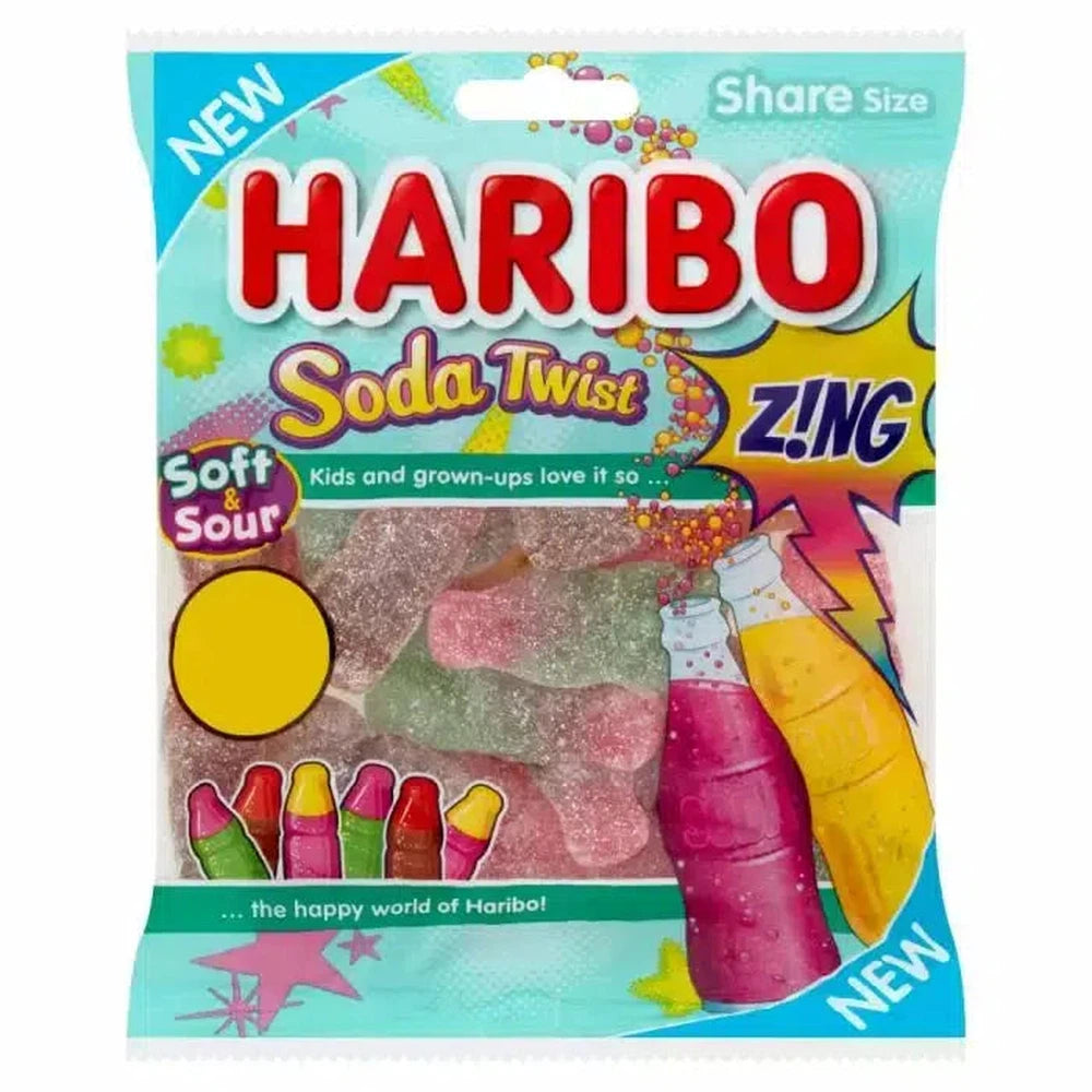 Haribo Soda Twist Zing 160g