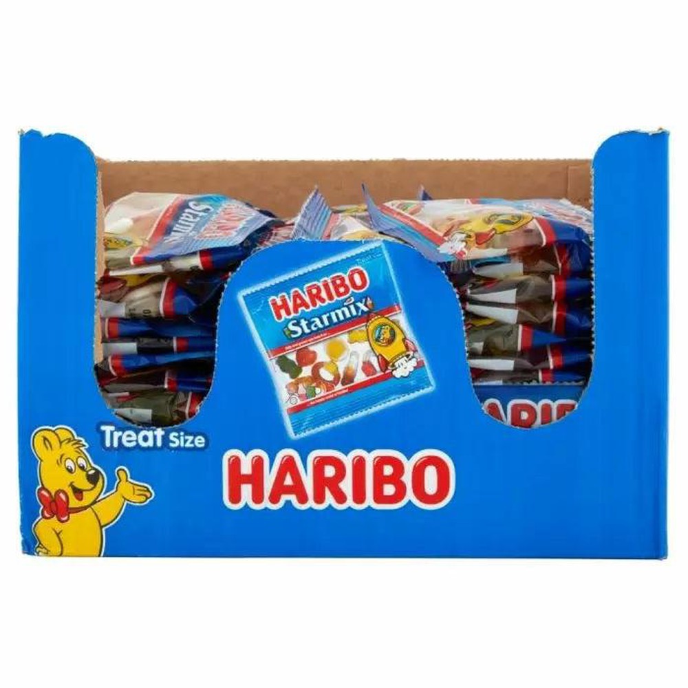 Haribo Starmix Treat Bags 16g box of 100