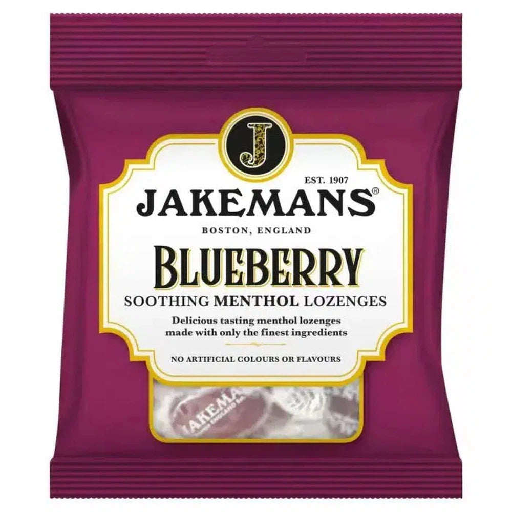 Jakemans Blueberry Menthol Bag 73g