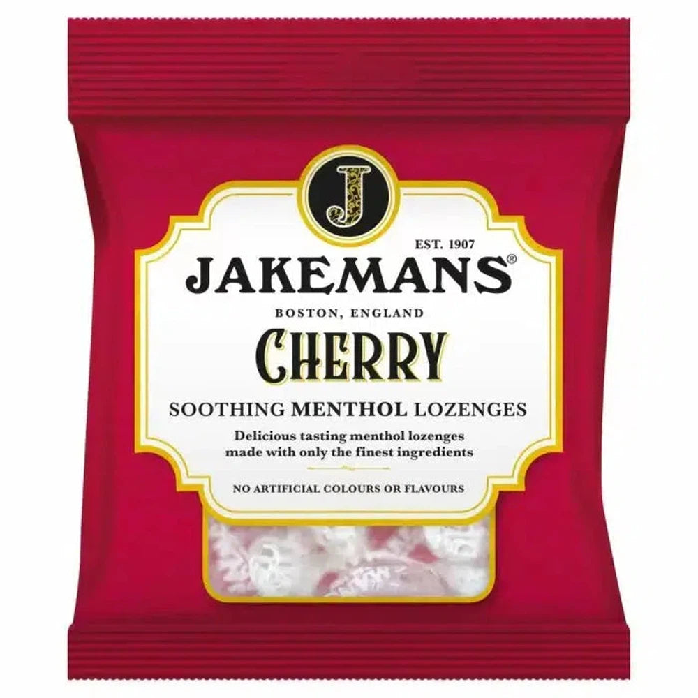 Jakemans Cherry Menthol Bag 73g