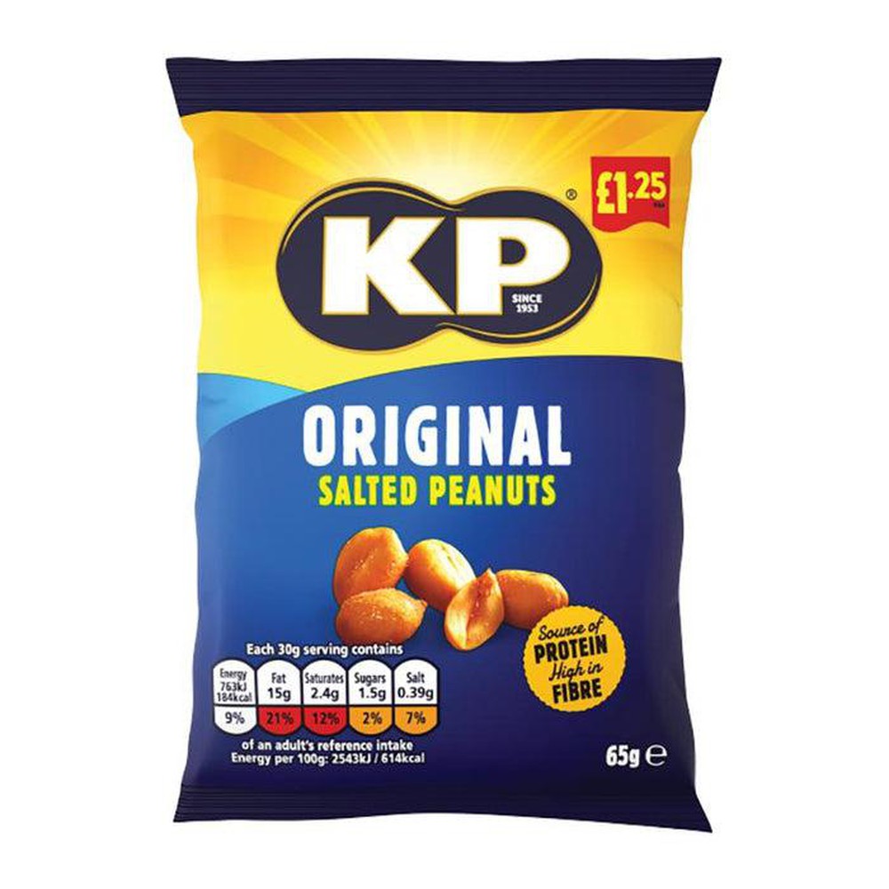 KP Original Salted Peanuts 65g