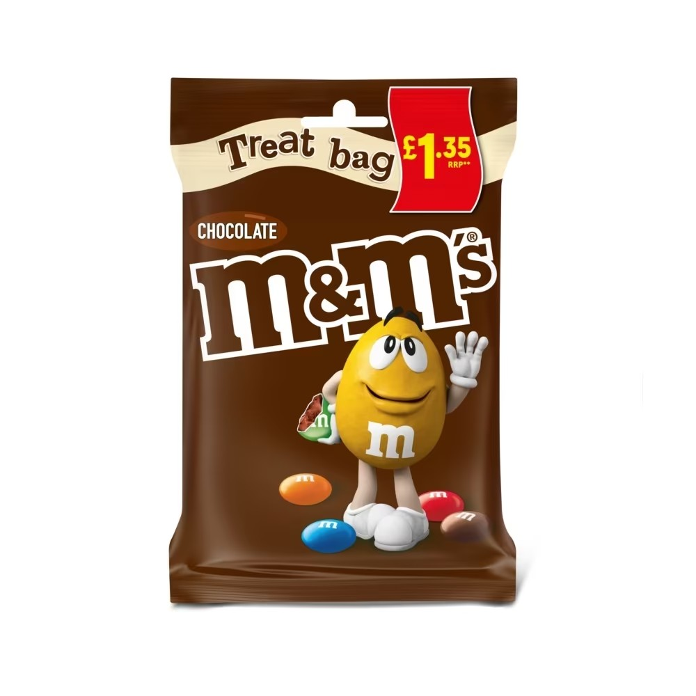 M&M's Chocolate Treat Bags 82g