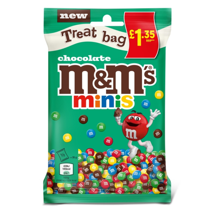 M&M's Minis Bites Milk Chocolate Treat Bag 70g