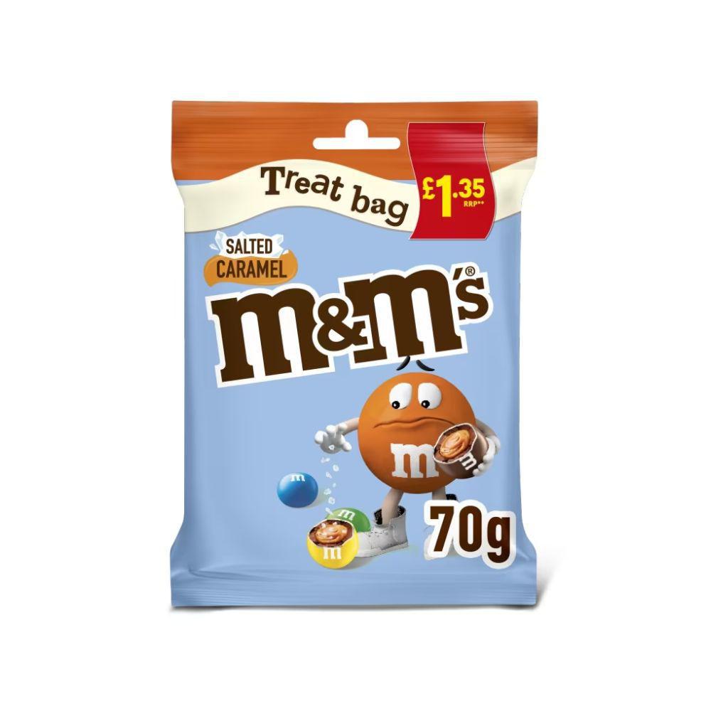 M&M's Salted Caramel Chocolate Treat Bag 70g