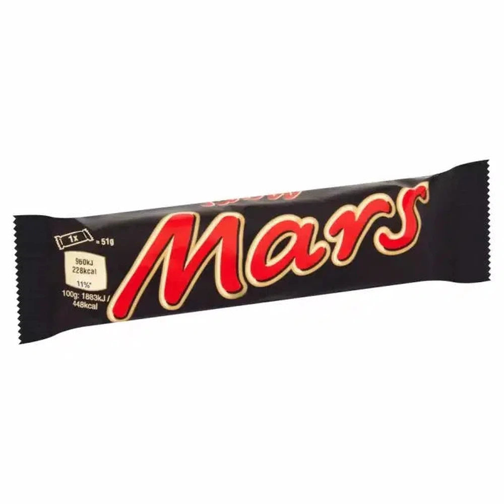 Mars Chocolate Bars 51g | Giant Bradley's Online Sweet Shop