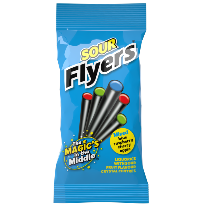 Maxilin Sour Liquorice Flyers 75g