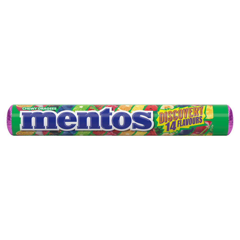 Mentos Discovery Chewy Dragees Roll 38g