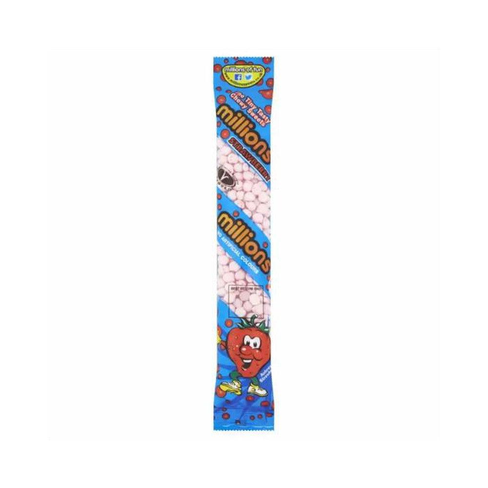 Millions Strawberry Tubes 55g