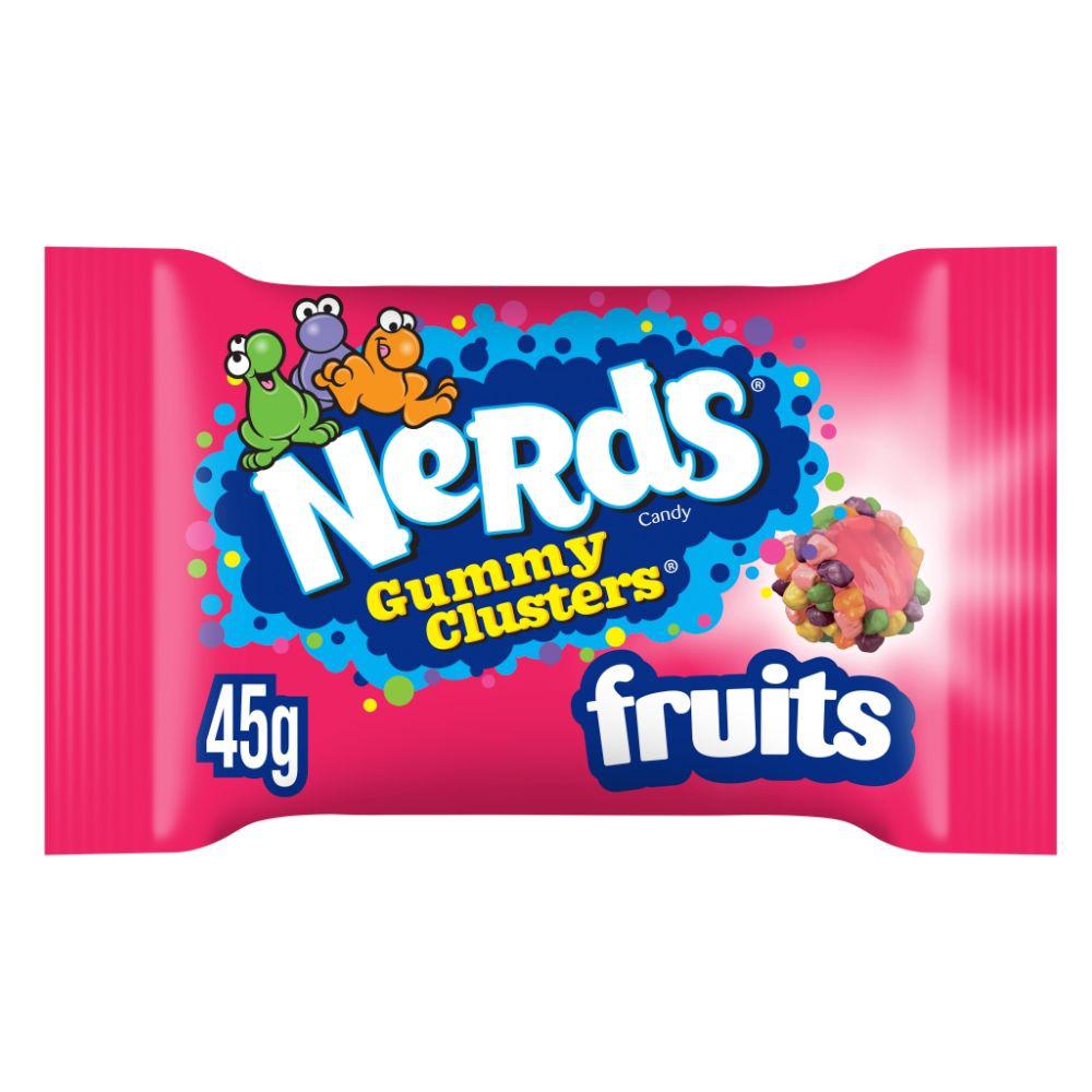 Nerds Gummy Clusters Fruit Flavour Candy Bag 45g