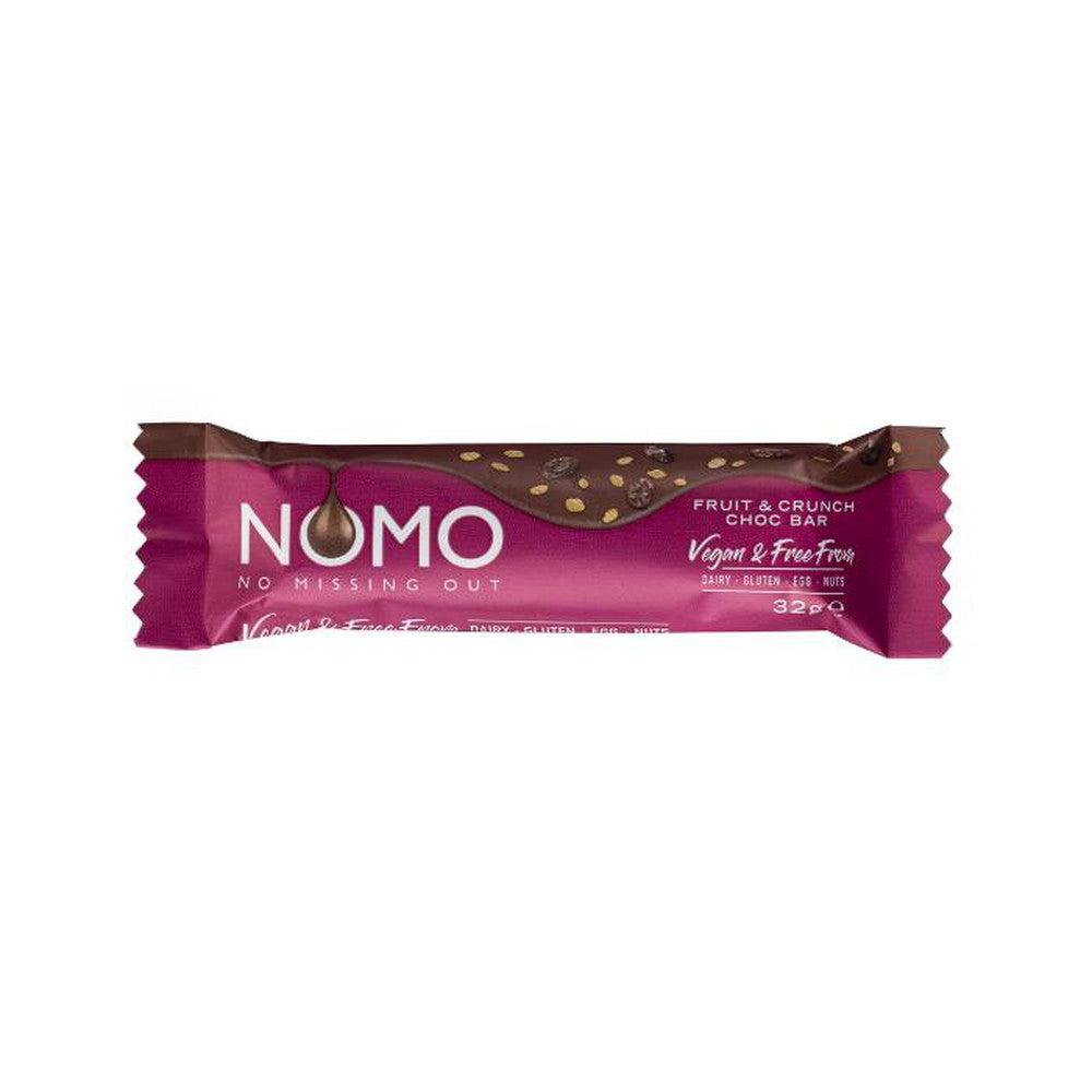 Nomo Vegan Fruit & Crunch Chocolate Bar 32g