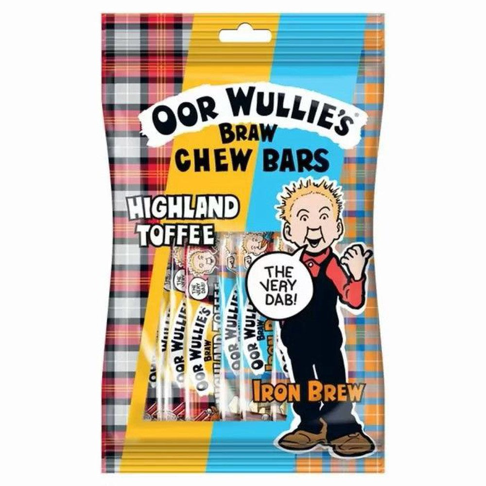 Oor Wullie's Braw Chew Bars Bag 150g