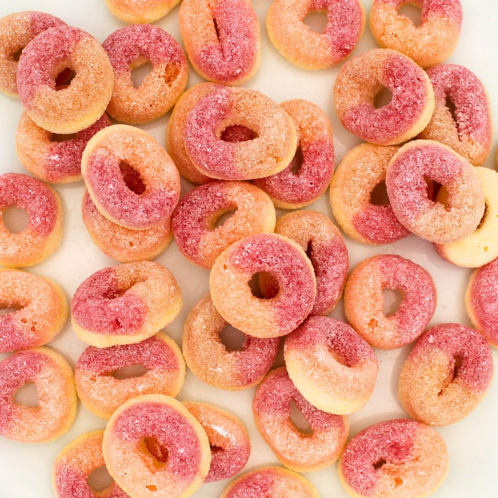 Peach Rings Freeze Dried 40g