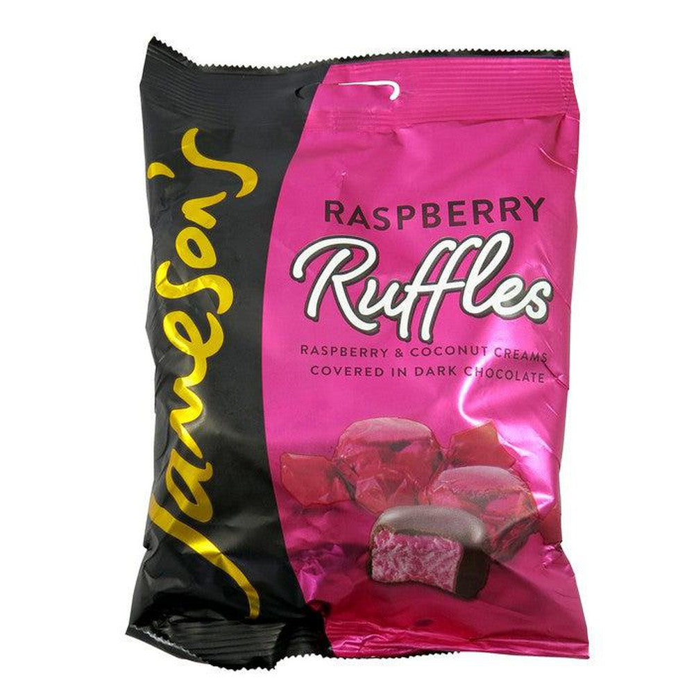 Raspberry & Coconut Ruffles Bag 135g